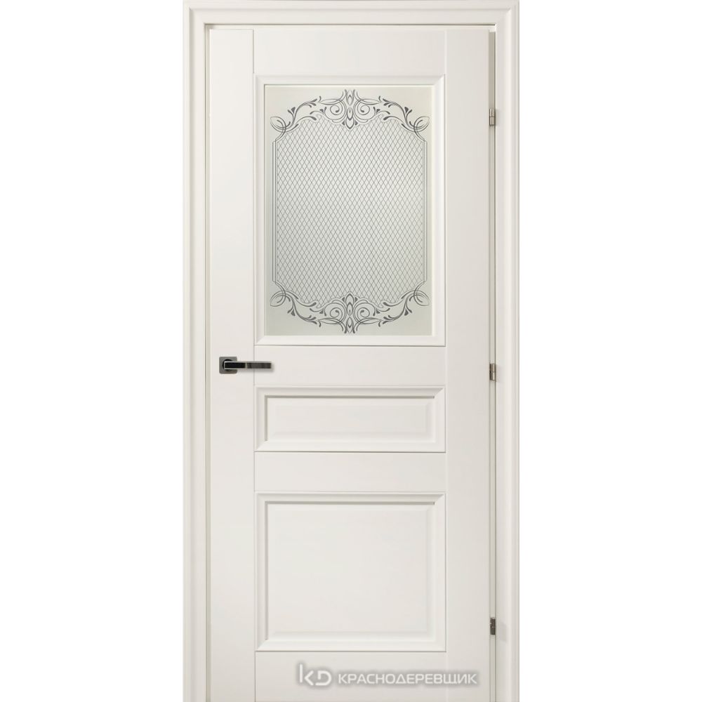  Межкомнатная дверь 3000 белый CPL 3342 до 21- 9 (пр/л), с фурн., денор