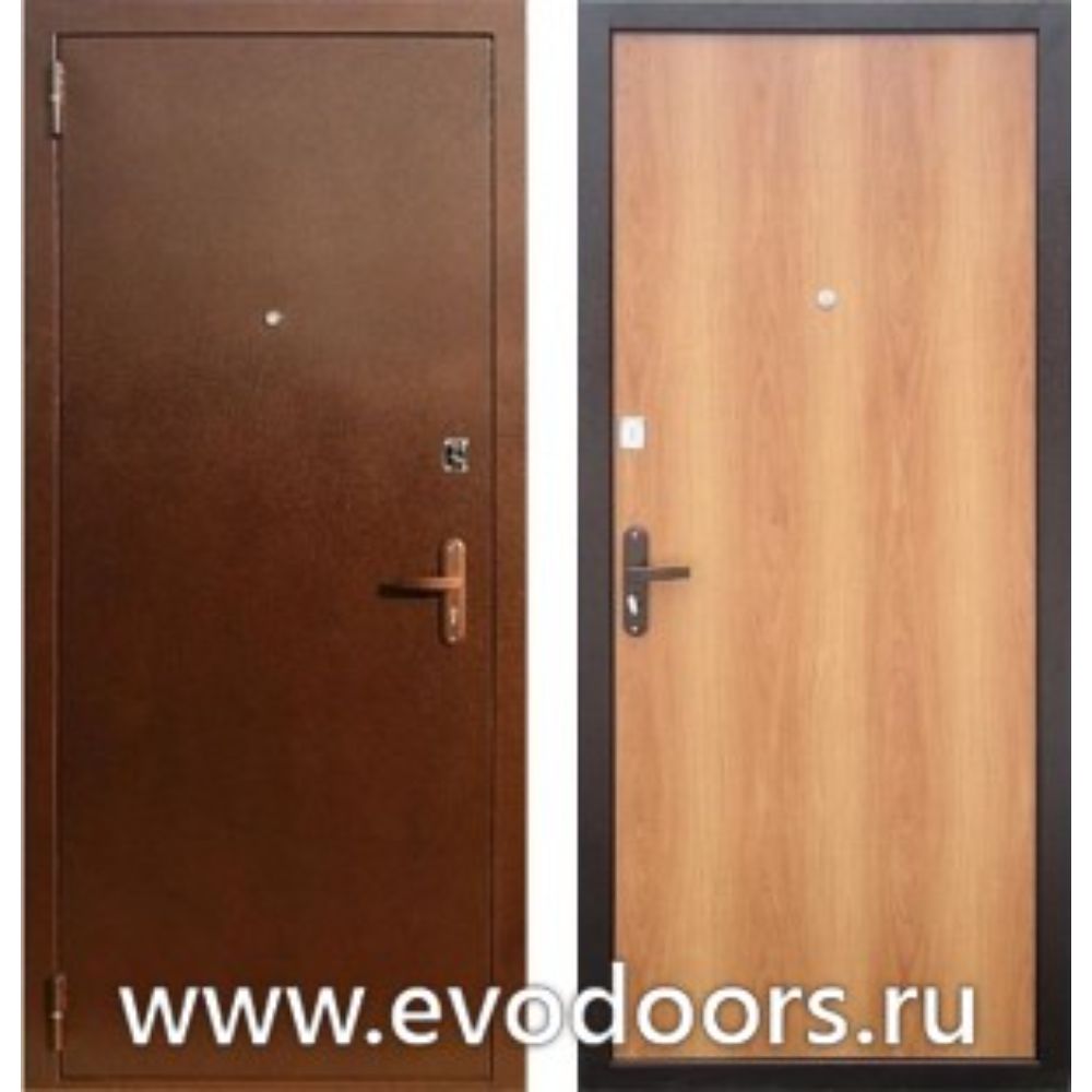 Фото  Входная дверь ZETTA СТАНДАРТ 1 П2 ОРЕХ - купить