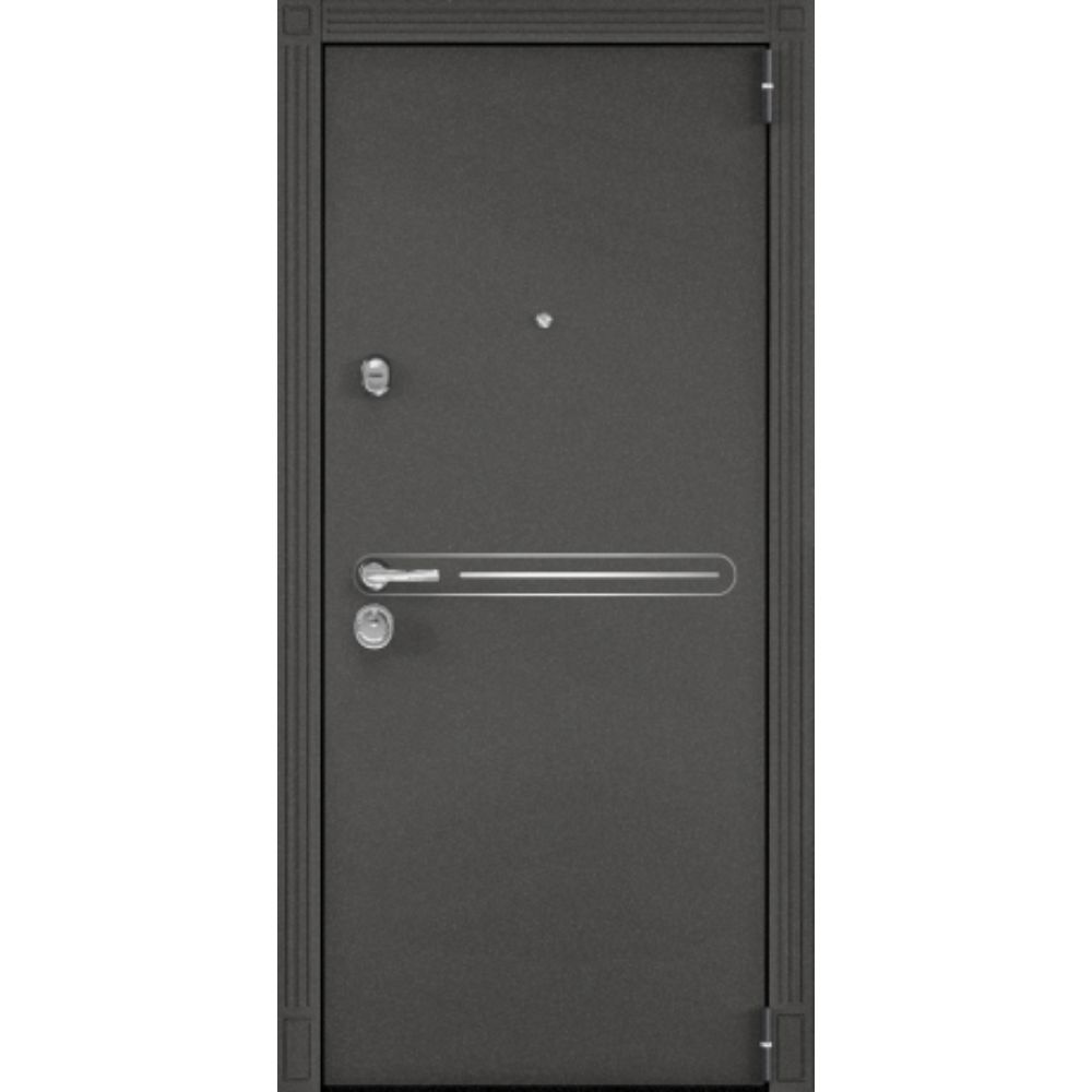  Входная дверь Super OMEGA 100 МР, Колоре гриджио SP-16 + Белый SО-NC-1 0