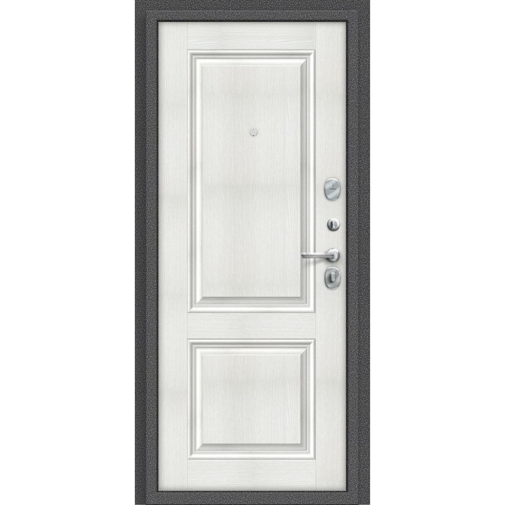  Входная дверь Porta S 104.К32 Антик Серебро/Bianco Veralinga