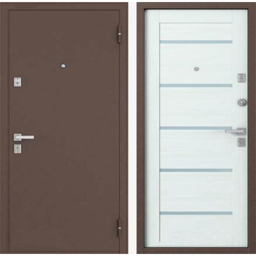  Входная дверь Бульдорс — 13 P new, 860х2050, Правое открывание, Венге