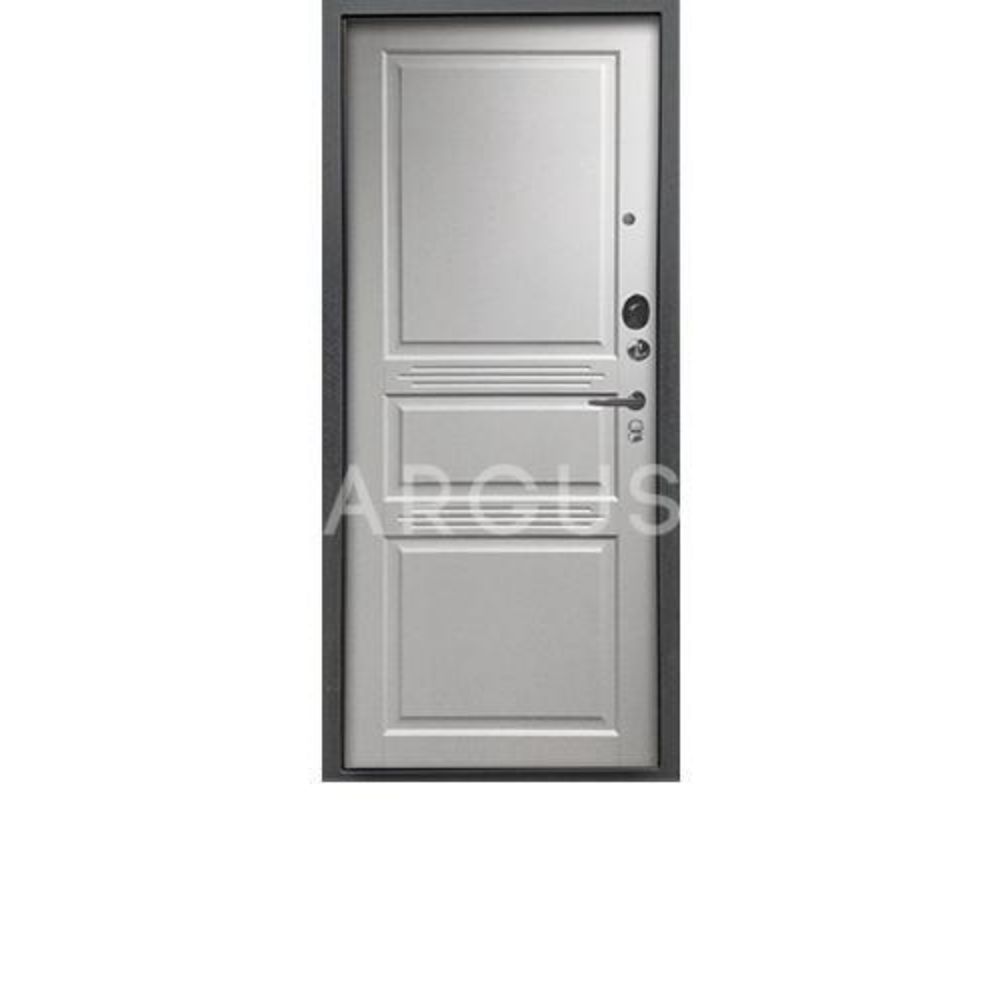  Входная дверь люкс АС Джулия белый жемчуг/серебро антик 0