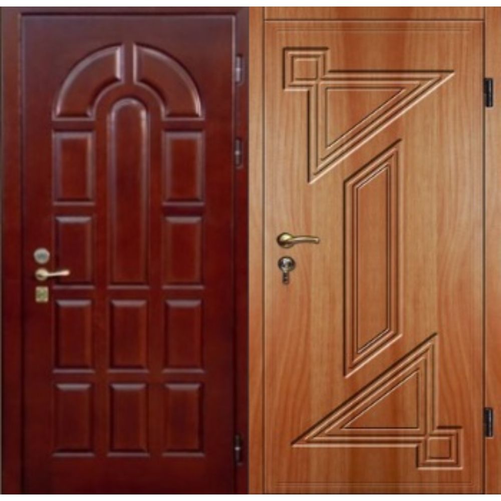 Фото  Входная дверь в квартиру с МДФ с двух сторон - купить